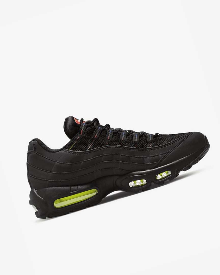 Zapatos Casuales Nike Air Max 95 Hombre Negras Azules Rojas Claro | CR4781