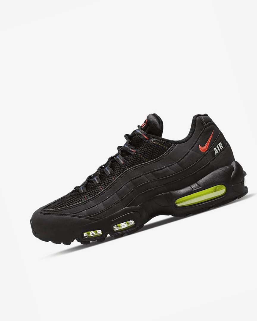 Zapatos Casuales Nike Air Max 95 Hombre Negras Azules Rojas Claro | CR4781