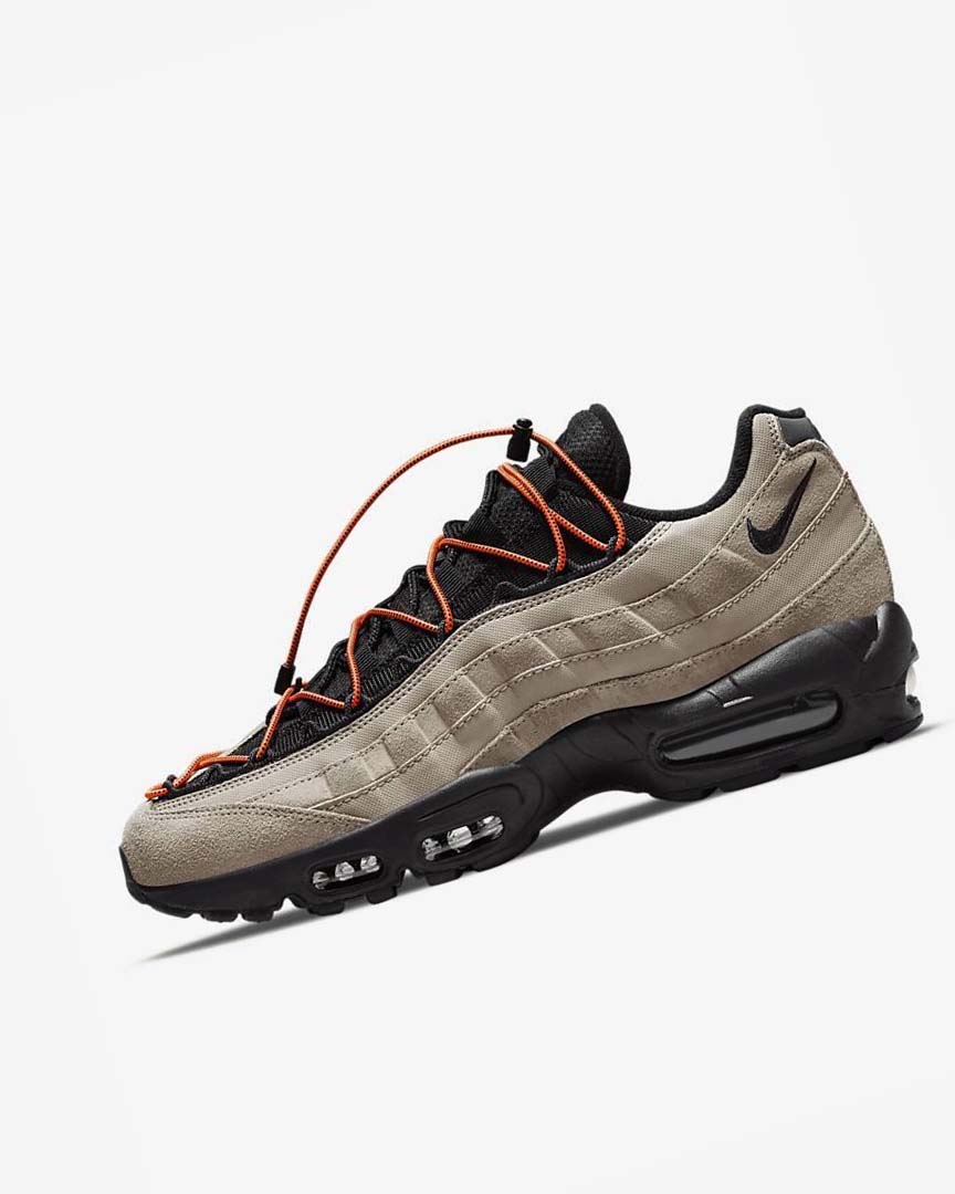 Zapatos Casuales Nike Air Max 95 Hombre Kaki Naranjas Negras | CR4984