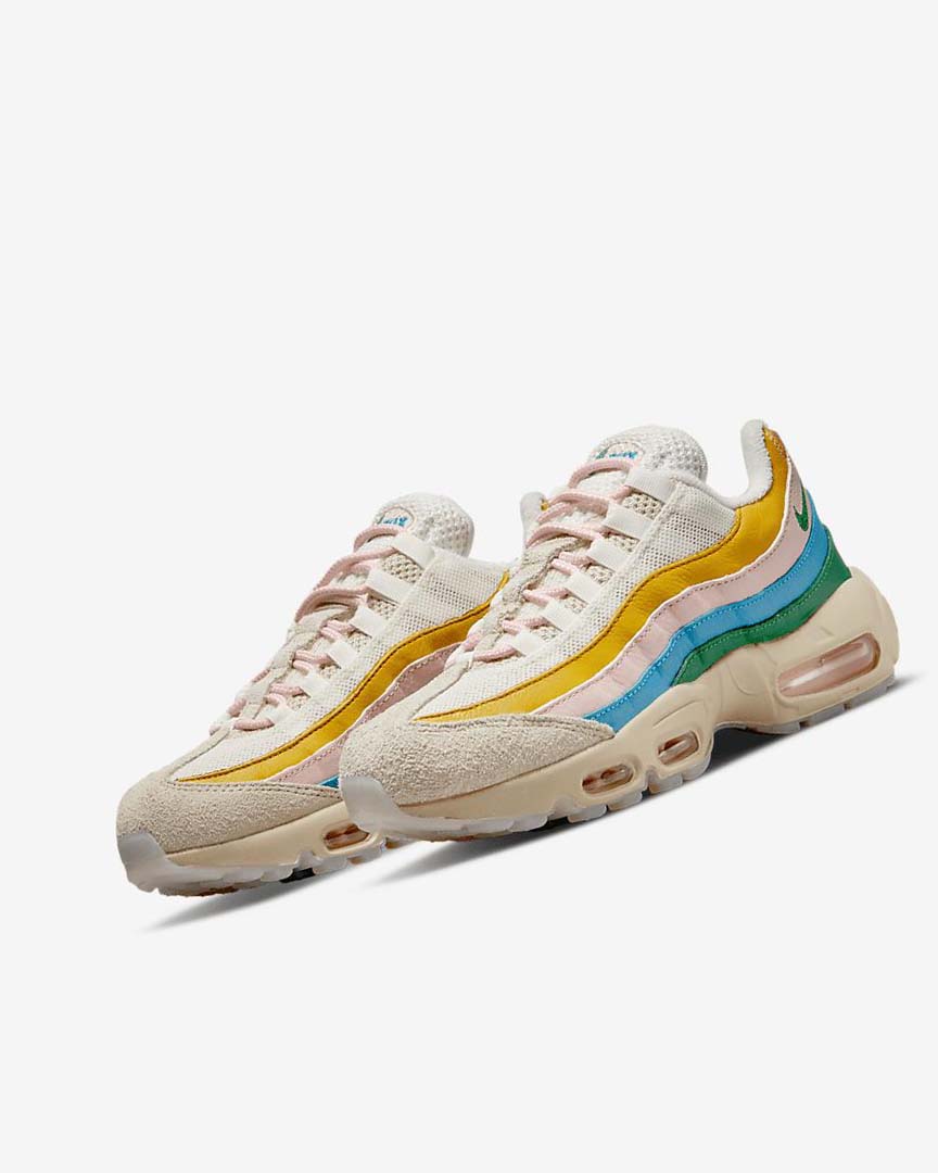 Zapatos Casuales Nike Air Max 95 Mujer Beige Multicolor | CR3053