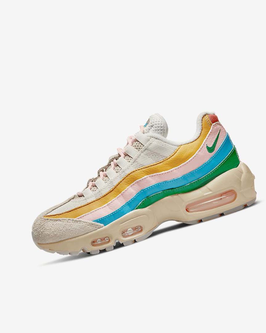 Zapatos Casuales Nike Air Max 95 Mujer Beige Multicolor | CR3053