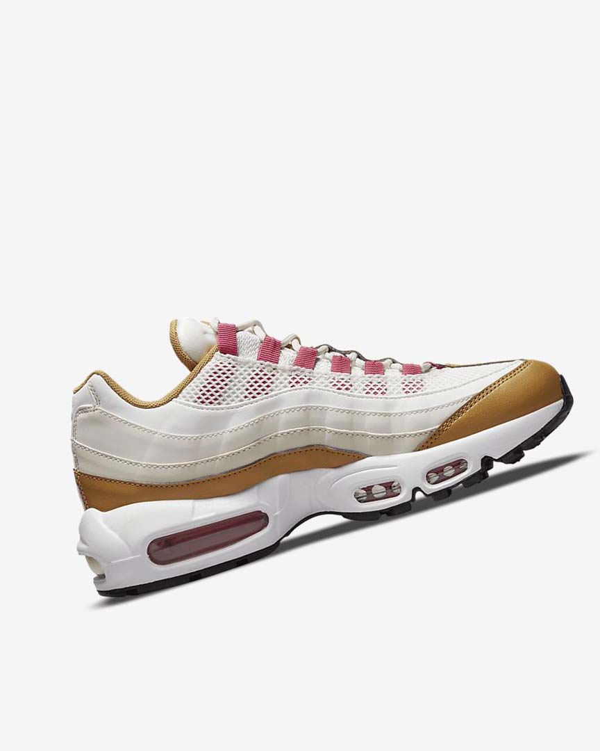 Zapatos Casuales Nike Air Max 95 Mujer Blancas Marrones Verde | CR4573