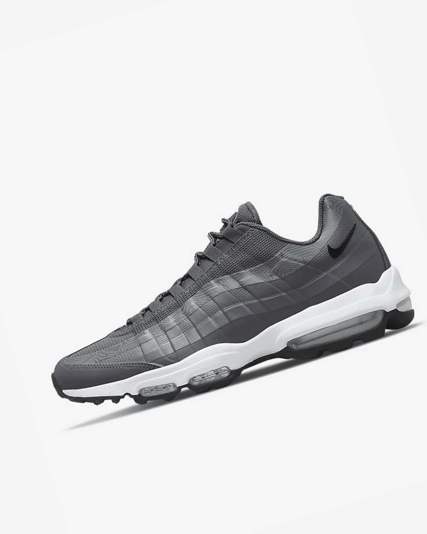 Zapatos Casuales Nike Air Max 95 UL Hombre Gris Gris Blancas Negras | CR4752