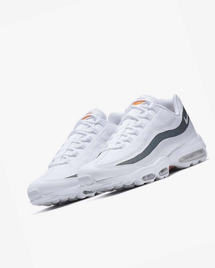 Zapatos Casuales Nike Air Max 95 Ultra Hombre Blancas Gris Naranjas Blancas | CR2410