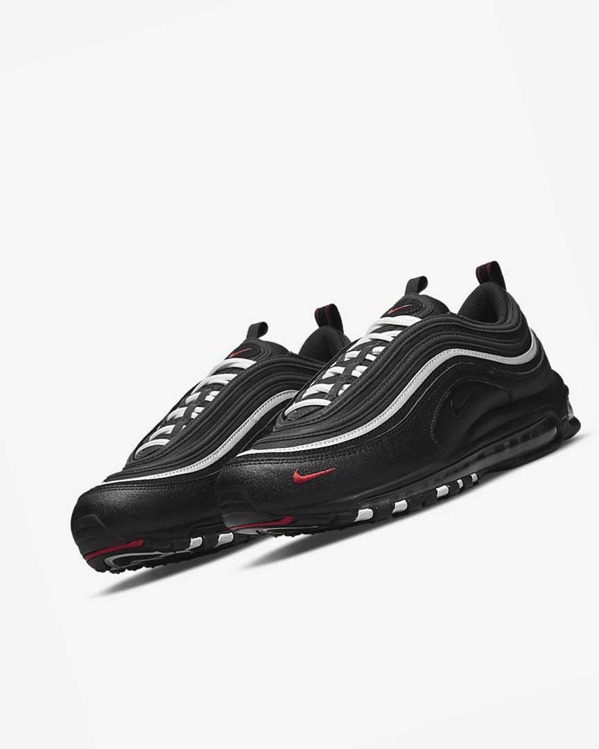 Zapatos Casuales Nike Air Max 97 Hombre Negras Rojas Blancas Negras | CR2332