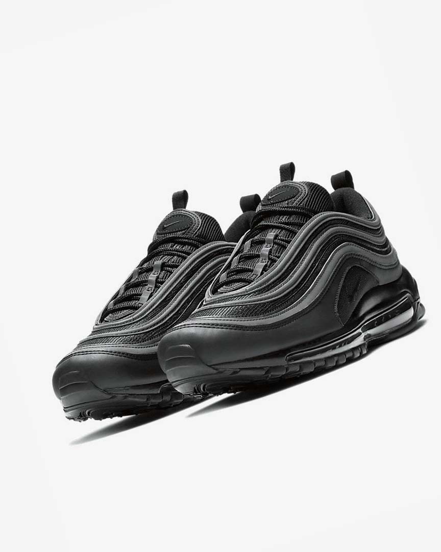 Zapatos Casuales Nike Air Max 97 Hombre Negras Blancas Negras | CR4930