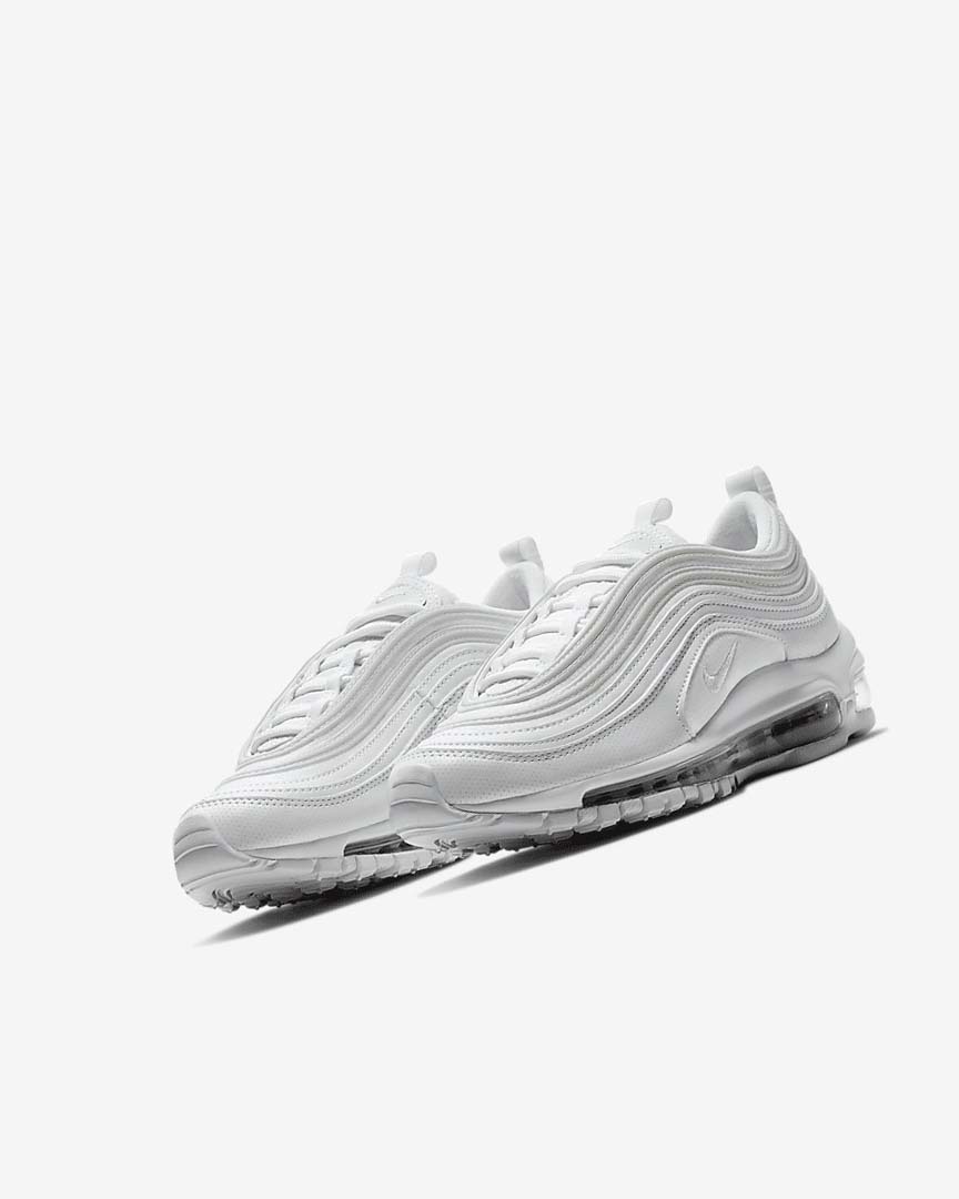 Zapatos Casuales Nike Air Max 97 Niña Blancas Metal Plateadas Blancas | CR2646