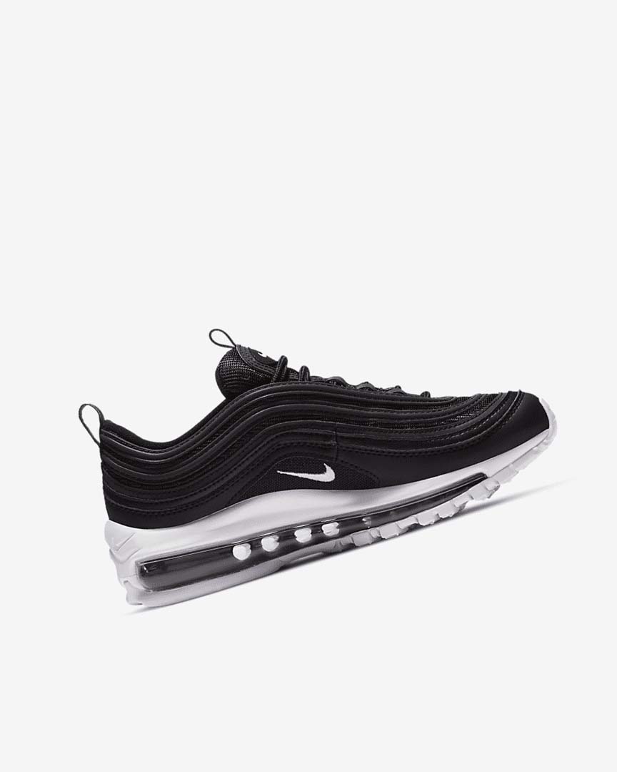 Zapatos Casuales Nike Air Max 97 Niña Negras Blancas | CR4762