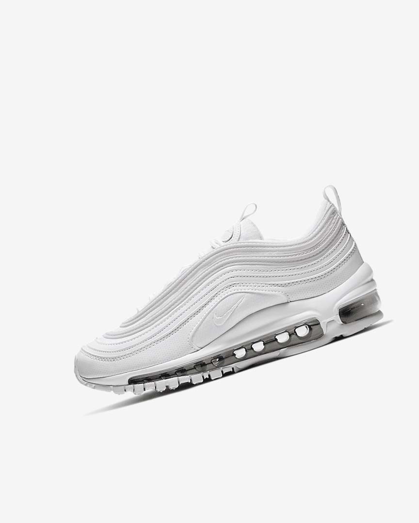 Zapatos Casuales Nike Air Max 97 Niño Blancas Metal Plateadas Blancas | CR2545