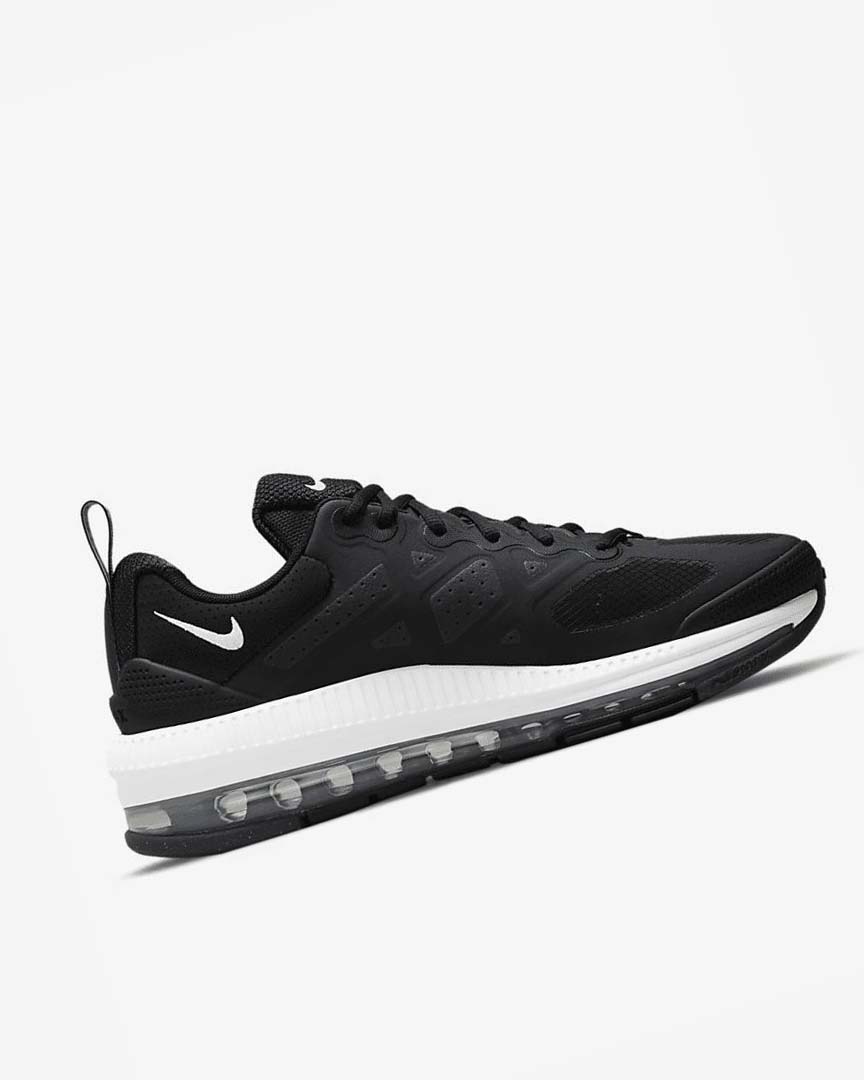 Zapatos Casuales Nike Air Max Genome Hombre Negras Gris Oscuro Blancas | CR5372