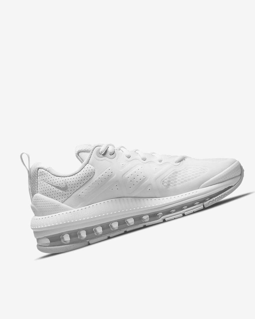 Zapatos Casuales Nike Air Max Genome Mujer Blancas Plateadas Blancas | CR1167