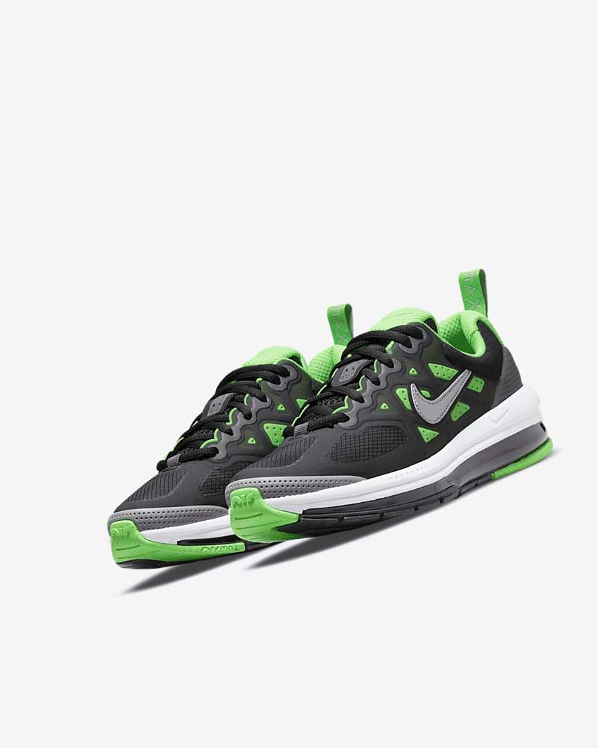 Zapatos Casuales Nike Air Max Genome Niña Negras Gris Verde | CR2726