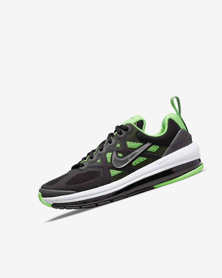 Zapatos Casuales Nike Air Max Genome Niña Negras Gris Verde | CR2726