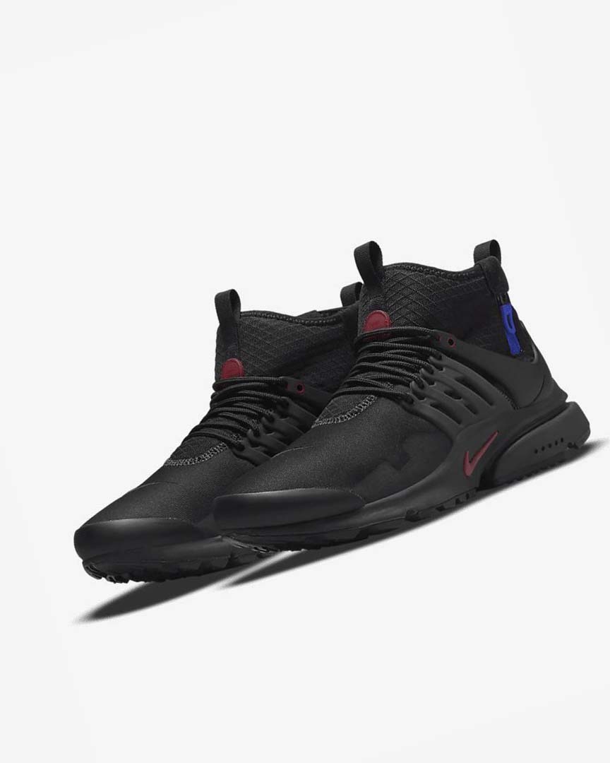 Zapatos Casuales Nike Air Presto Mid Utility Hombre Negras Gris Oscuro Azules Rojas | CR4864