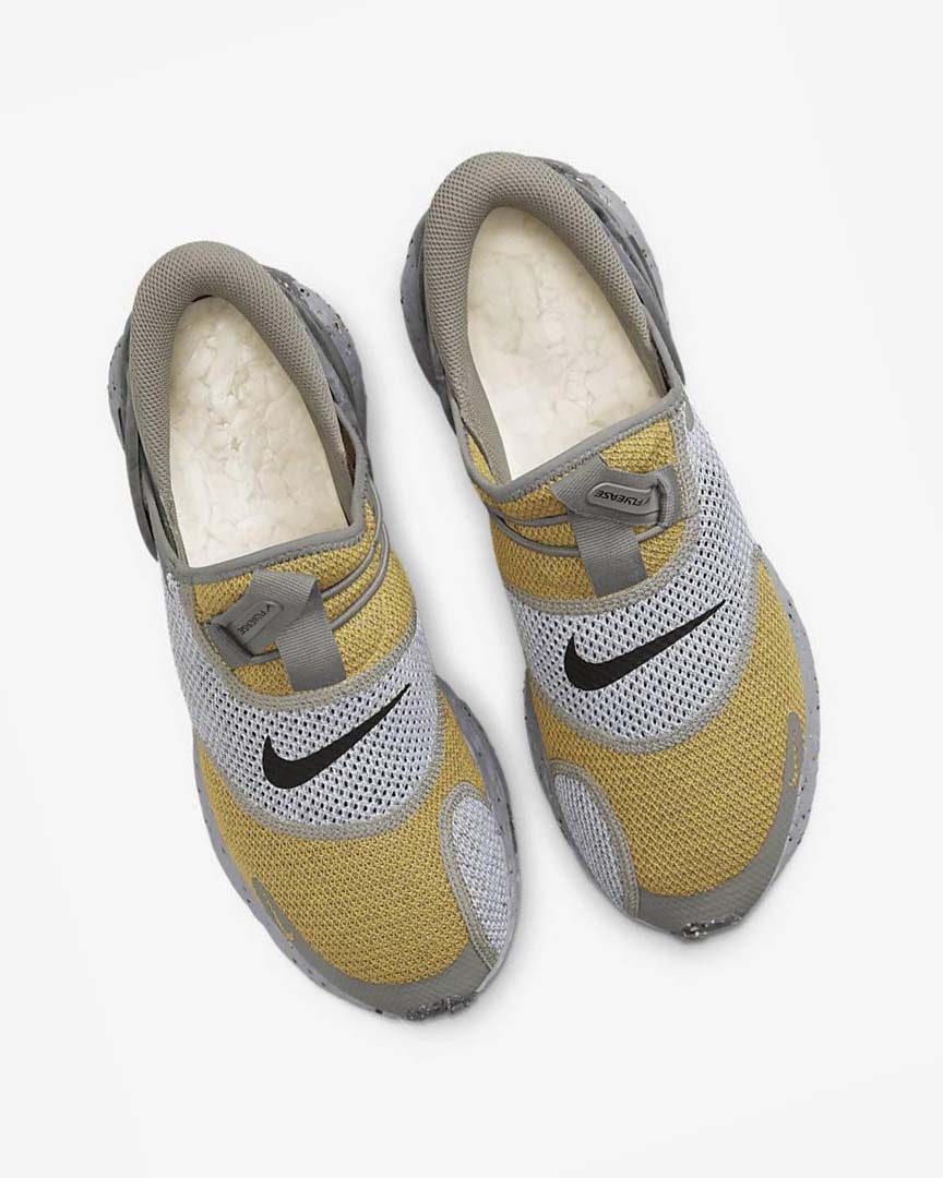 Zapatos Casuales Nike Glide FlyEase Hombre Amarillo Gris Gris Negras | CR4932