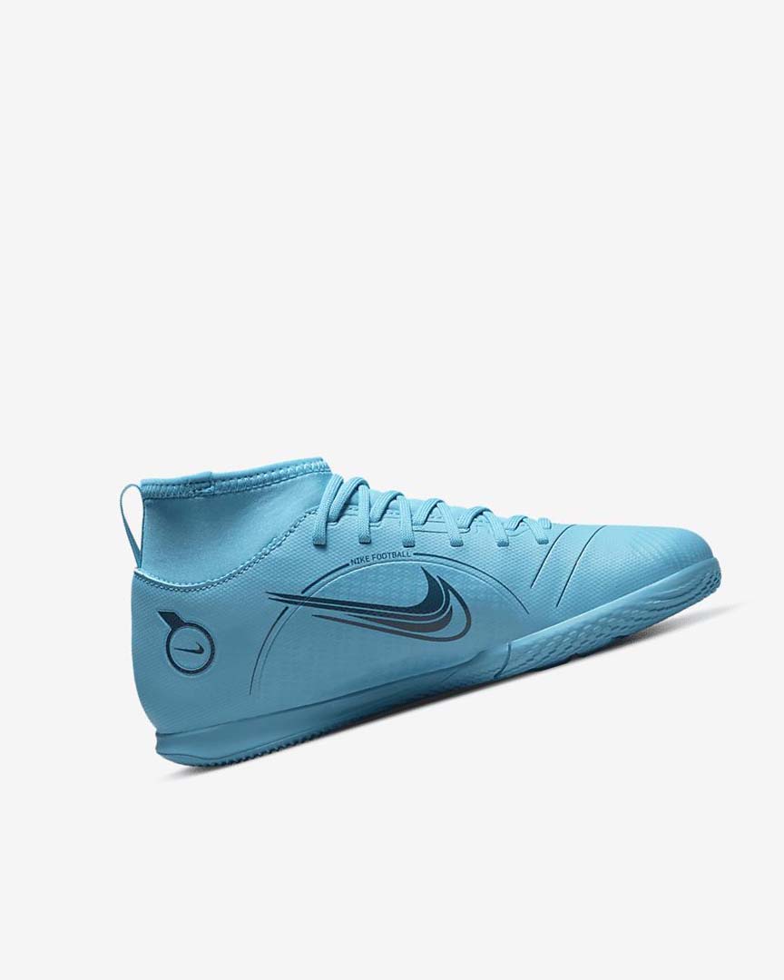 Zapatos De Fútbol Nike Jr. Mercurial Superfly 8 Club IC Niña Azules Naranjas | CR5514