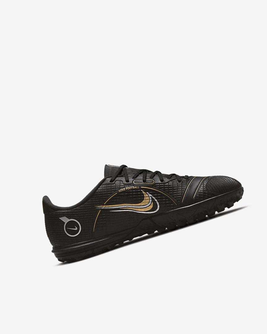 Zapatos De Fútbol Nike Jr. Mercurial Vapor 14 Academy TF Niño Negras Metal Plateadas Gris Metal Doradas | CR2283