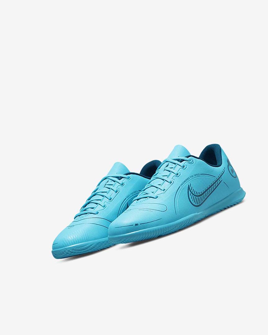 Zapatos De Fútbol Nike Jr. Mercurial Vapor 14 Club IC Niña Azules Naranjas | CR2929