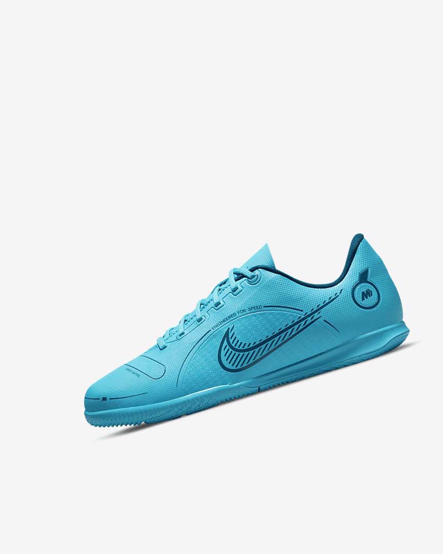 Zapatos De Fútbol Nike Jr. Mercurial Vapor 14 Club IC Niña Azules Naranjas | CR2929