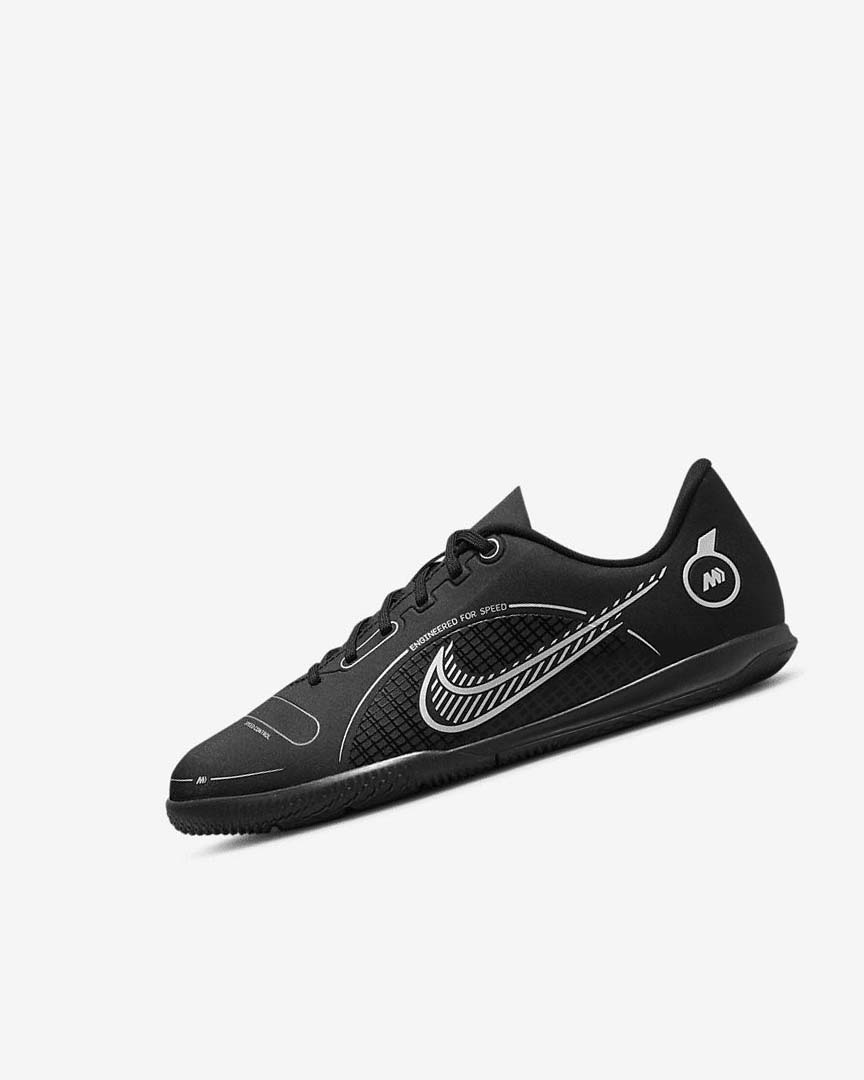 Zapatos De Fútbol Nike Jr. Mercurial Vapor 14 Club IC Niño Negras Gris Metal Plateadas | CR4585