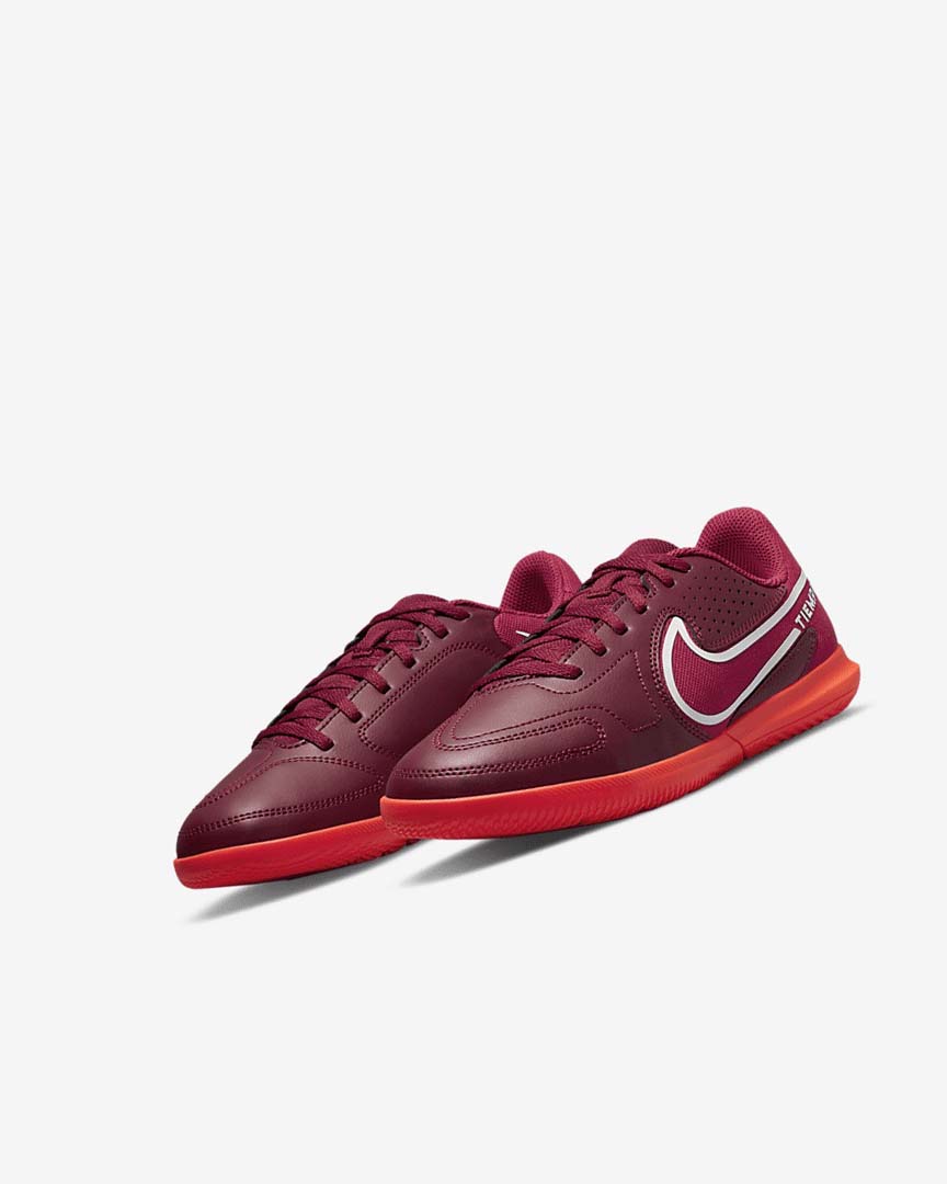 Zapatos De Fútbol Nike Jr. Tiempo Legend 9 Club IC Niña Rojas Rojas Claro | CR2435