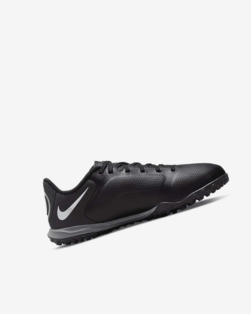 Zapatos De Fútbol Nike Jr. Tiempo Legend 9 Academy TF Niña Negras Gris Oscuro Metal Doradas Negras | CR3091