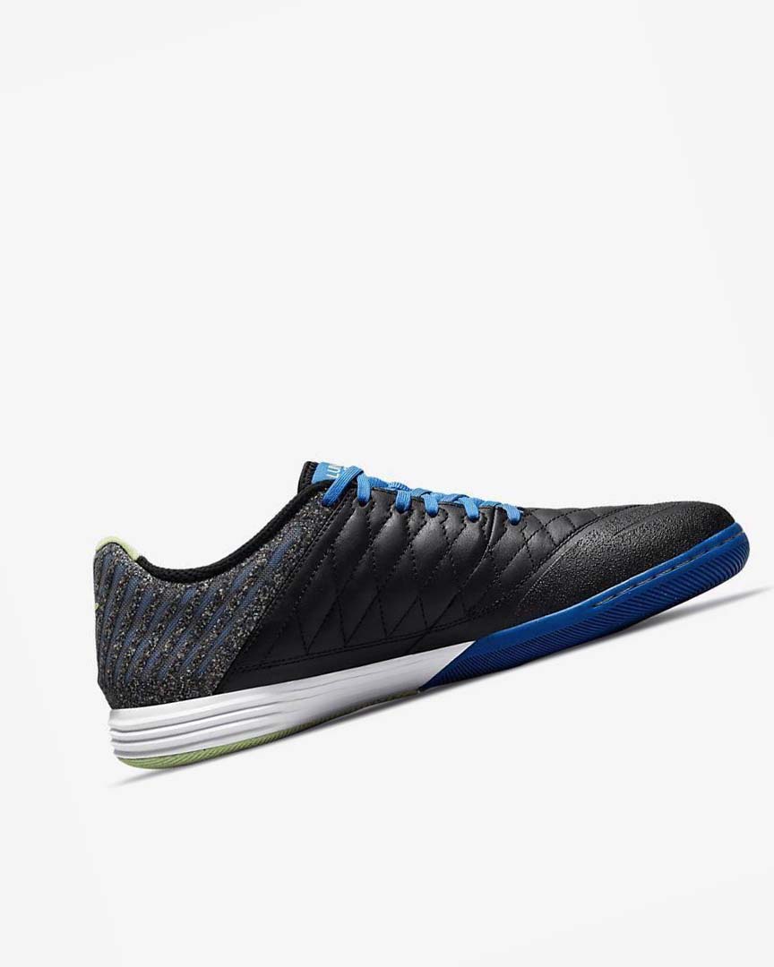 Zapatos De Fútbol Nike Lunar Gato II IC Hombre Negras Azules Claro Verde Claro | CR3115