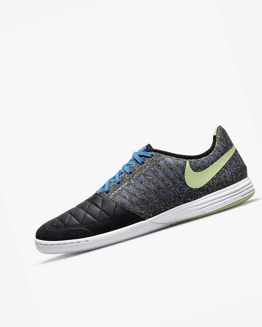 Zapatos De Fútbol Nike Lunar Gato II IC Hombre Negras Azules Claro Verde Claro | CR3115