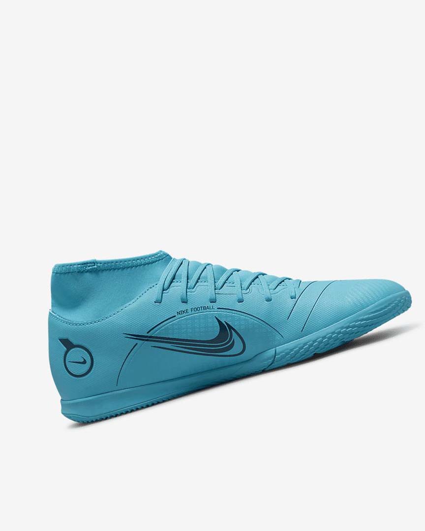 Zapatos De Fútbol Nike Mercurial Superfly 8 Club IC Mujer Azules Naranjas | CR5149