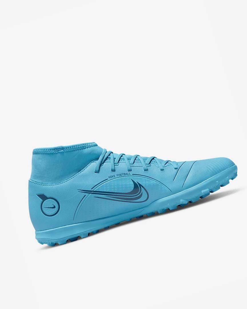 Zapatos De Fútbol Nike Mercurial Superfly 8 Club TF Hombre Azules Naranjas | CR5377