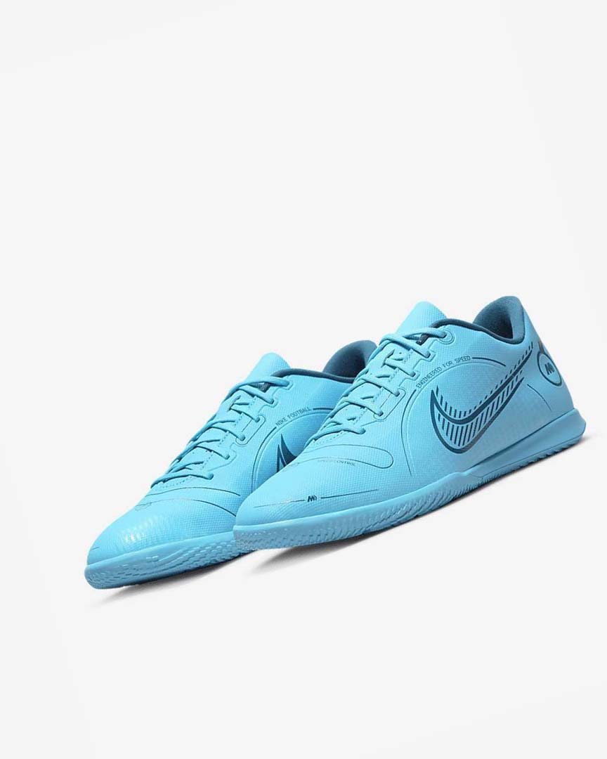 Zapatos De Fútbol Nike Mercurial Vapor 14 Club IC Hombre Azules Naranjas | CR4499