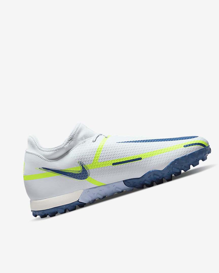 Zapatos De Fútbol Nike Phantom GT2 Academy Dynamic Fit TF Mujer Gris Azules Claro Azules Oscuro | CR2229