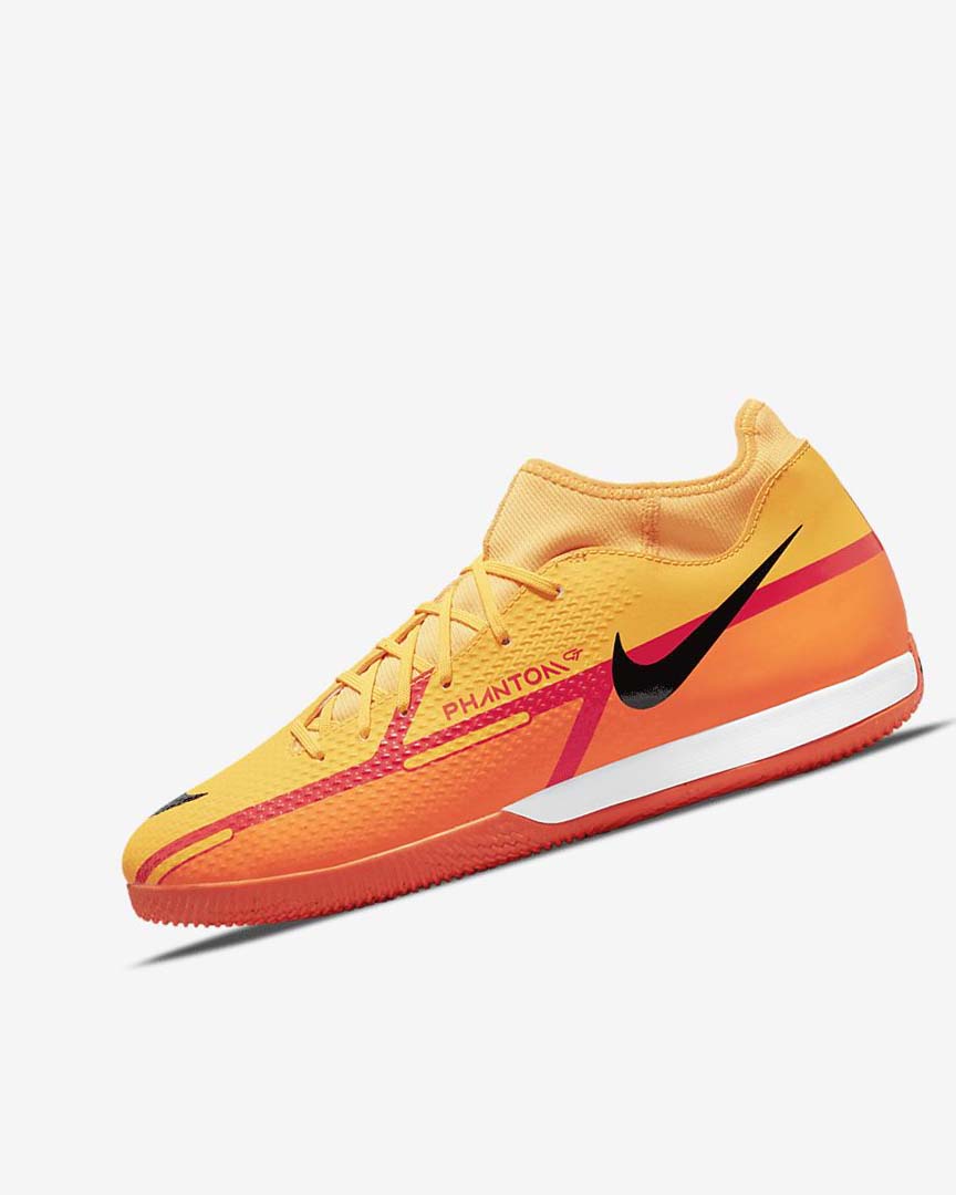 Zapatos De Fútbol Nike Phantom GT2 Academy Dynamic Fit IC Mujer Naranjas Naranjas Rojas Claro Negras | CR4642