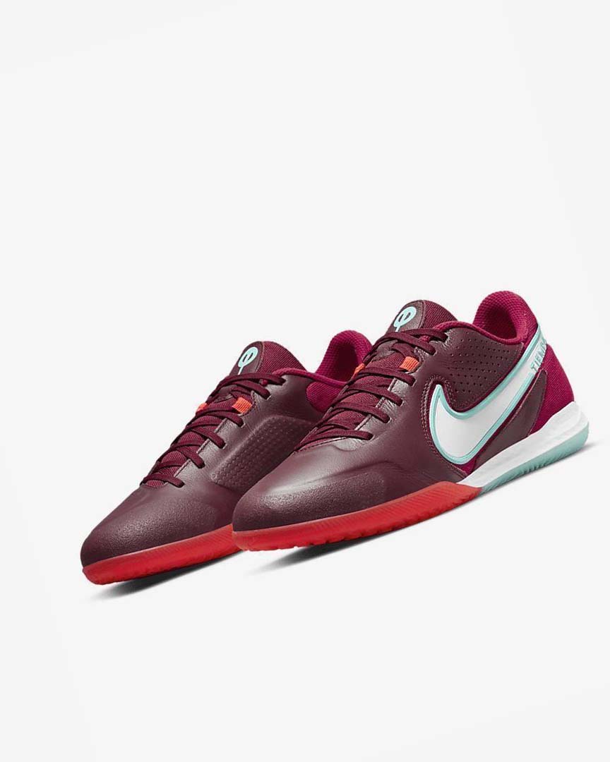 Zapatos De Fútbol Nike React Tiempo Legend 9 Pro IC Hombre Rojas Rojas Claro Blancas | CR5294