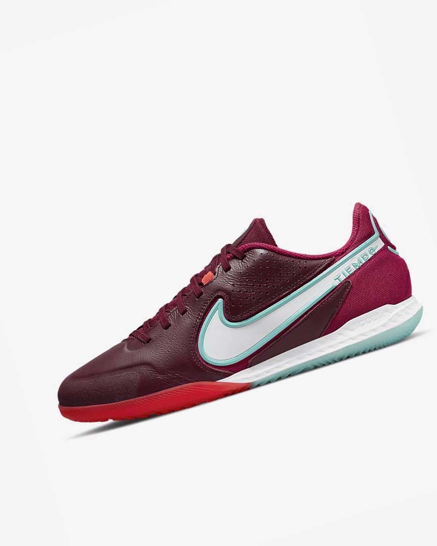 Zapatos De Fútbol Nike React Tiempo Legend 9 Pro IC Hombre Rojas Rojas Claro Blancas | CR5294