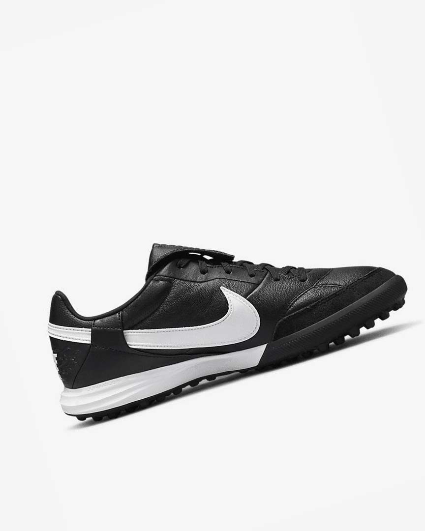 Zapatos De Fútbol Nike The Premier 3 TF Hombre Negras Blancas | CR5594