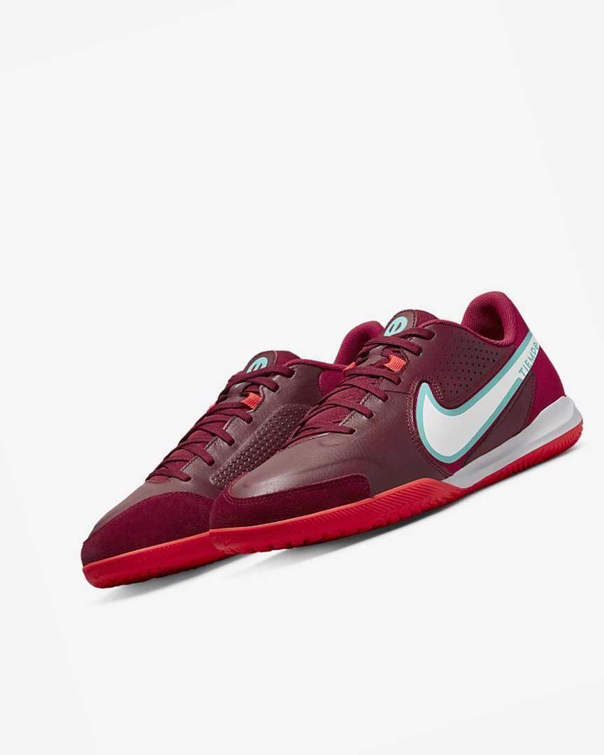 Zapatos De Fútbol Nike Tiempo Legend 9 Academy IC Hombre Rojas Rojas Claro Blancas | CR2884