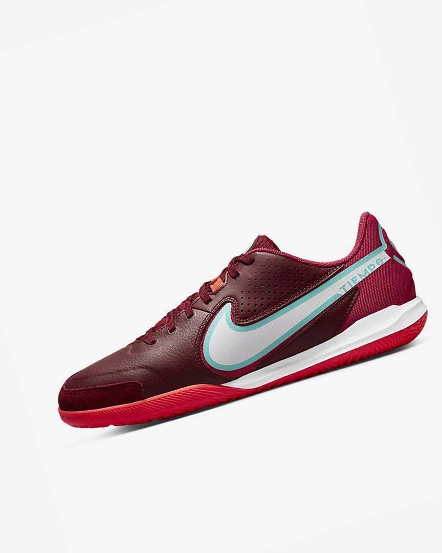 Zapatos De Fútbol Nike Tiempo Legend 9 Academy IC Hombre Rojas Rojas Claro Blancas | CR2884