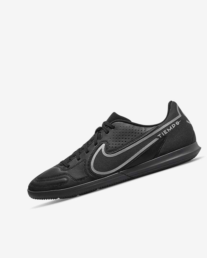 Zapatos De Fútbol Nike Tiempo Legend 9 Club IC Mujer Negras Gris Oscuro Negras | CR2690