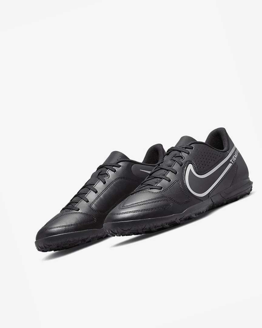 Zapatos De Fútbol Nike Tiempo Legend 9 Club TF Hombre Negras Gris Oscuro | CR4692