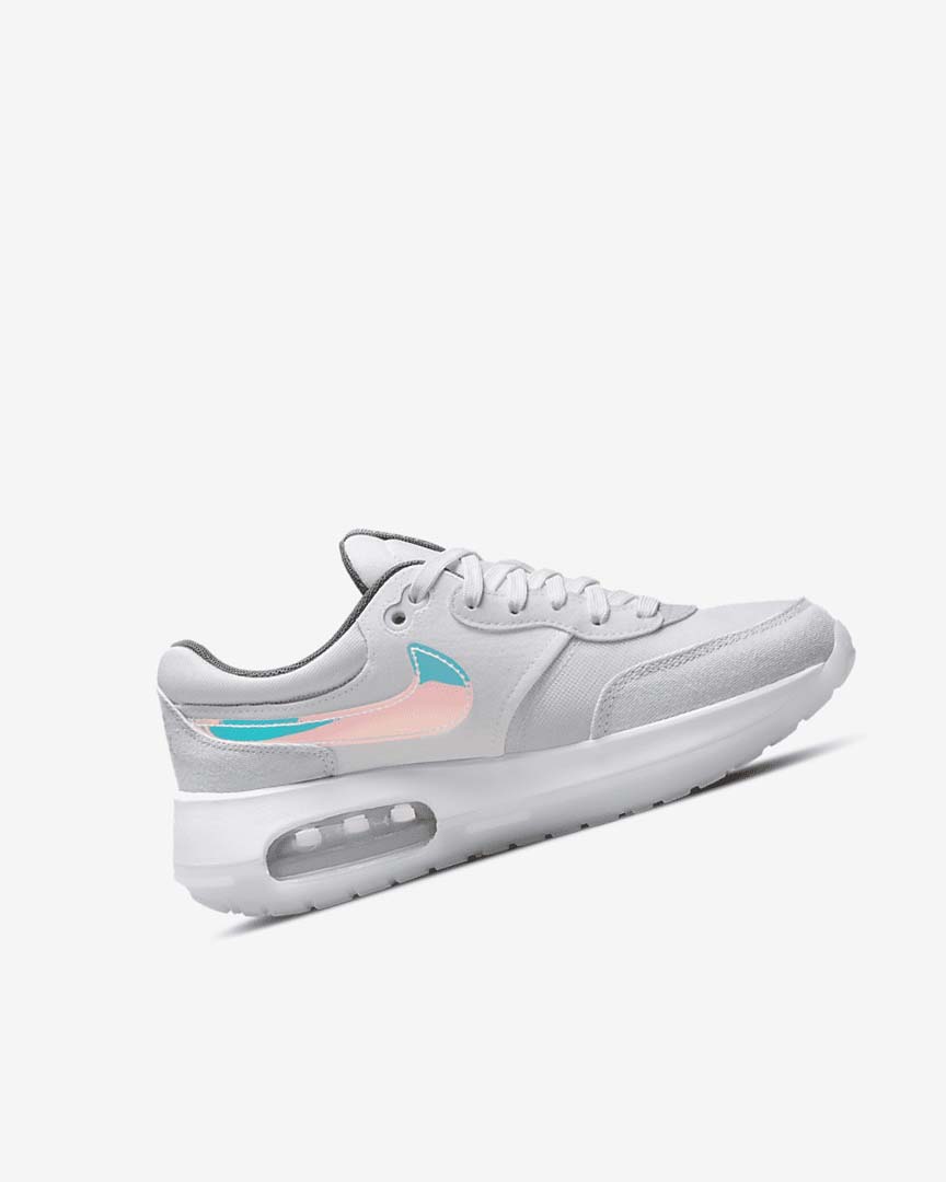 Zapatos Nike Air Max Motif Niña Blancas Blancas Azules Gris | CR1135