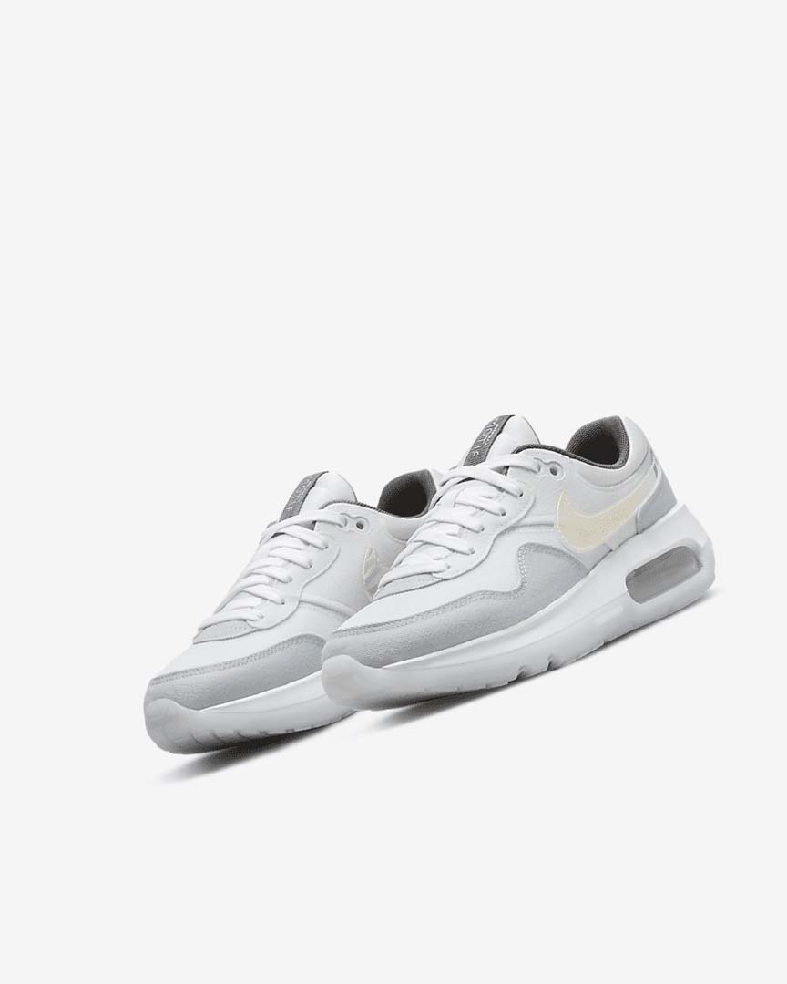 Zapatos Nike Air Max Motif Niña Blancas Blancas Azules Gris | CR1135