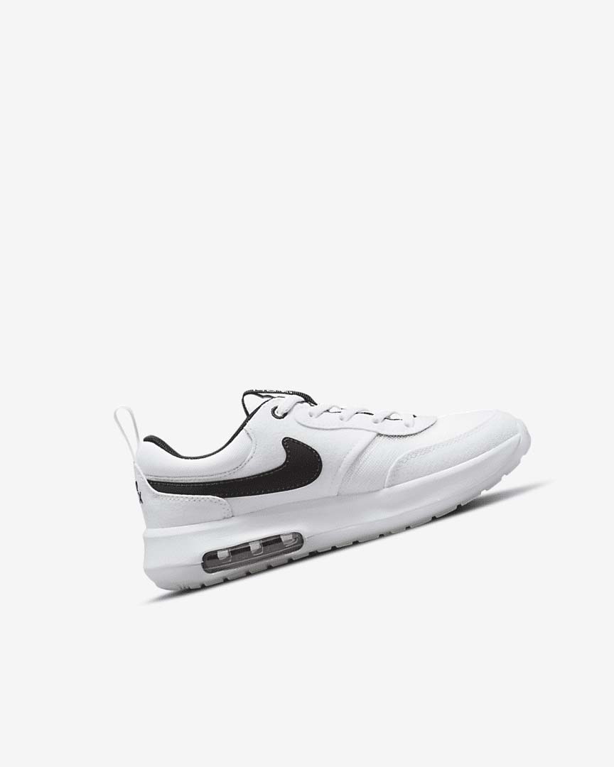 Zapatos Nike Air Max Motif Niña Blancas Blancas Negras | CR3191