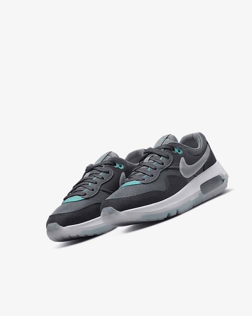 Zapatos Nike Air Max Motif Niña Gris Turquesa Gris Oscuro Negras | CR4979