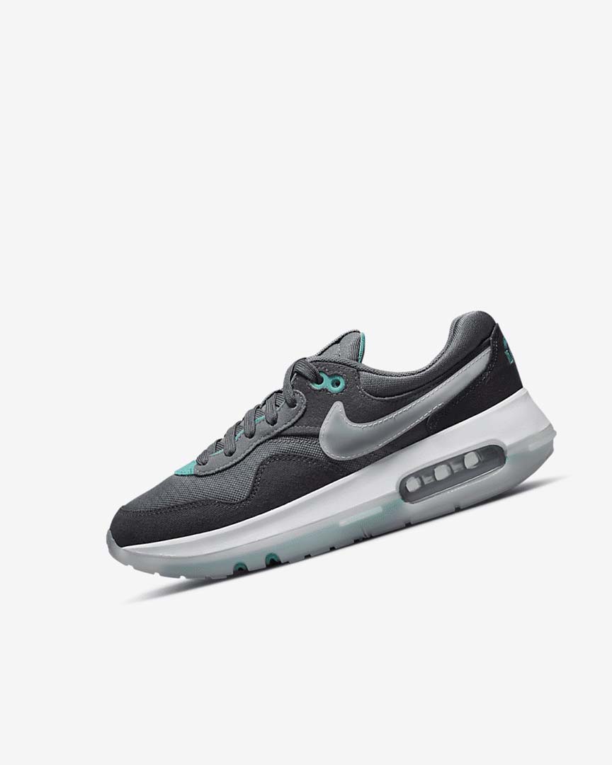 Zapatos Nike Air Max Motif Niña Gris Turquesa Gris Oscuro Negras | CR4979