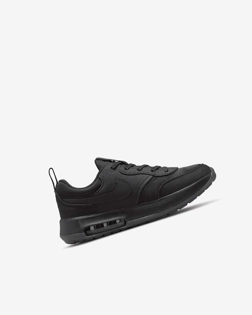 Zapatos Nike Air Max Motif Niña Negras Gris Oscuro Negras | CR4744