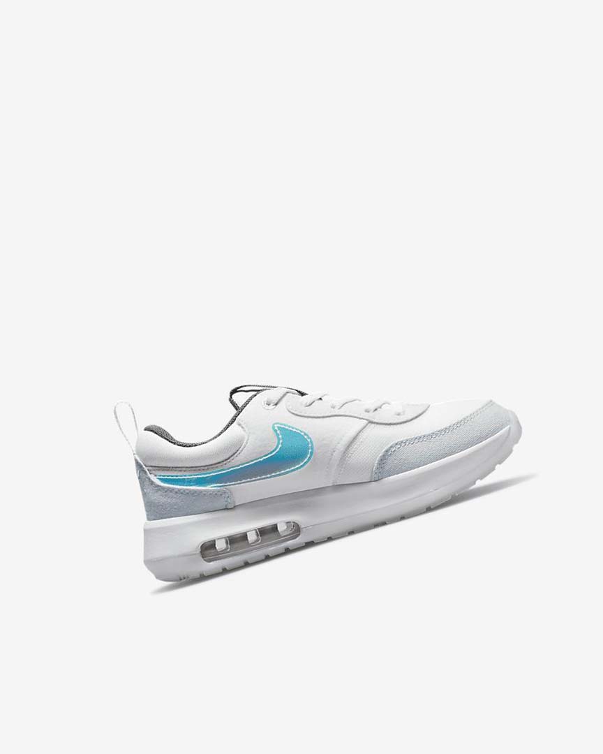 Zapatos Nike Air Max Motif Niño Blancas Blancas Azules Gris | CR2292