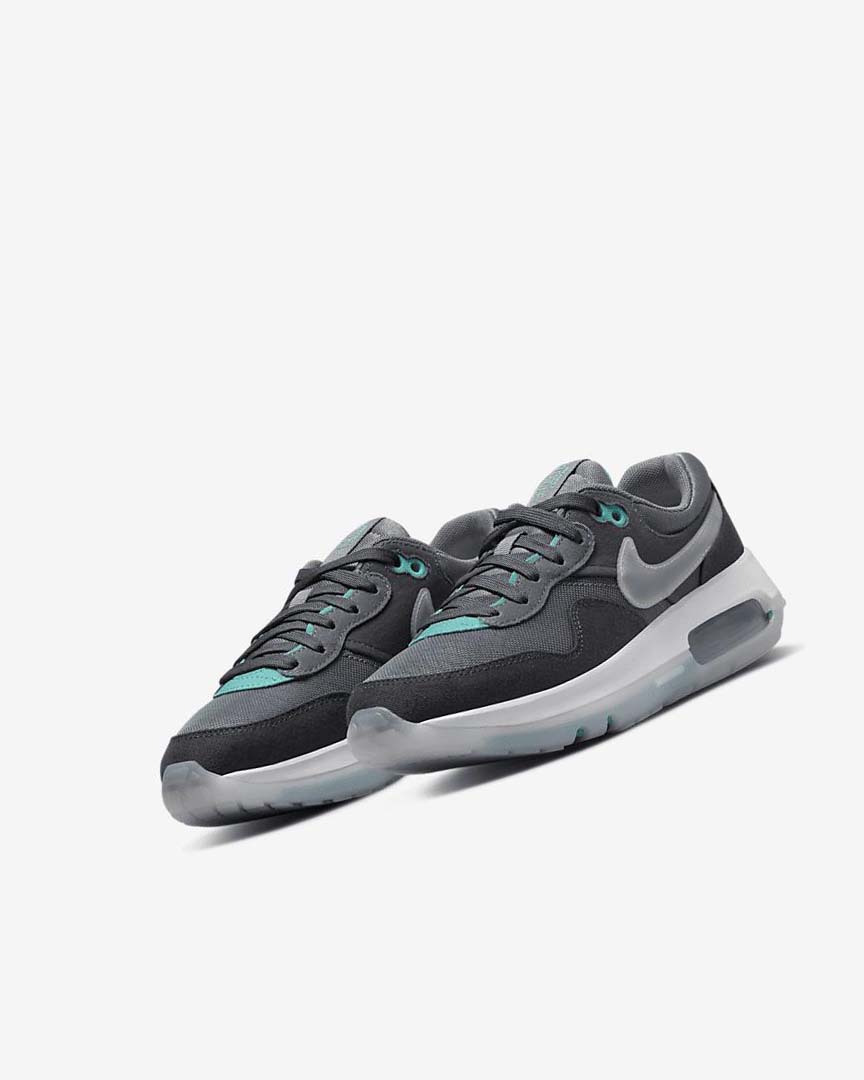 Zapatos Nike Air Max Motif Niño Gris Turquesa Gris Oscuro Negras | CR5096