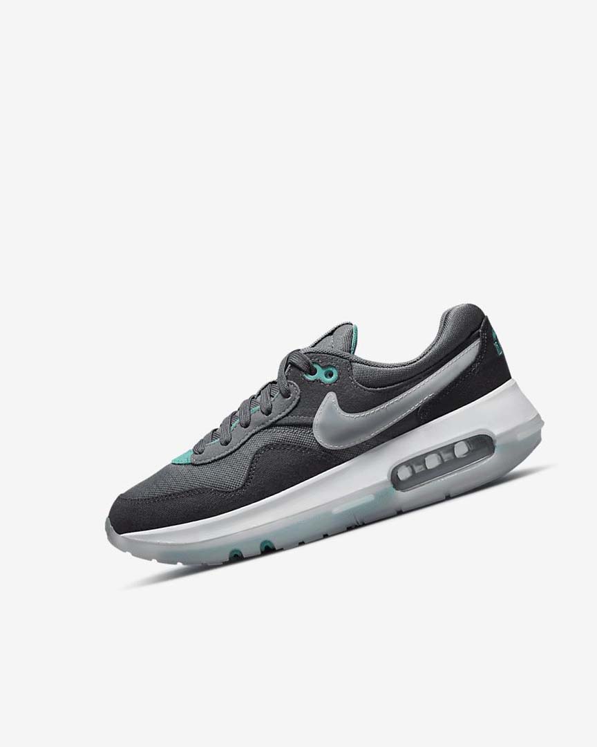 Zapatos Nike Air Max Motif Niño Gris Turquesa Gris Oscuro Negras | CR5096