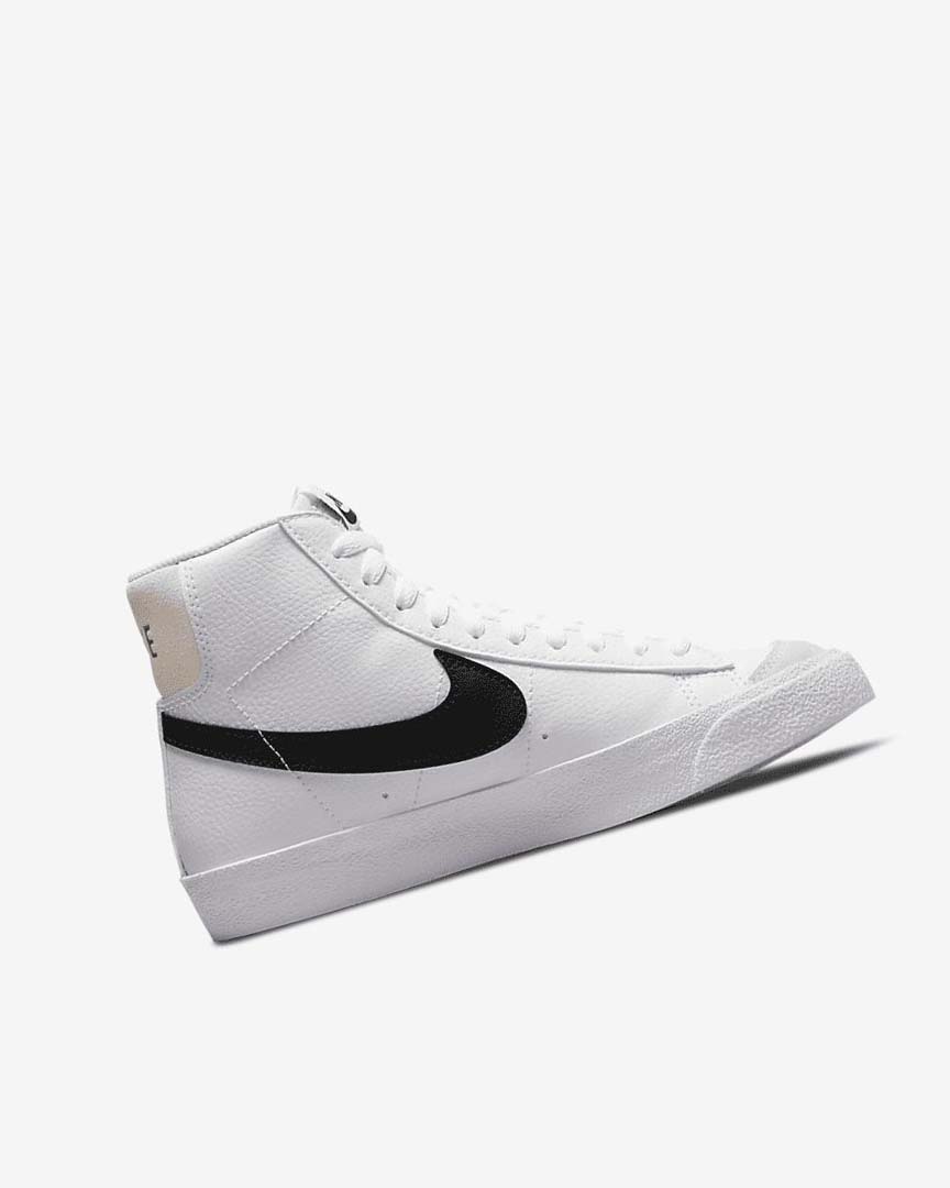 Zapatos Nike Blazer Niño Blancas Blancas Negras | CR2727